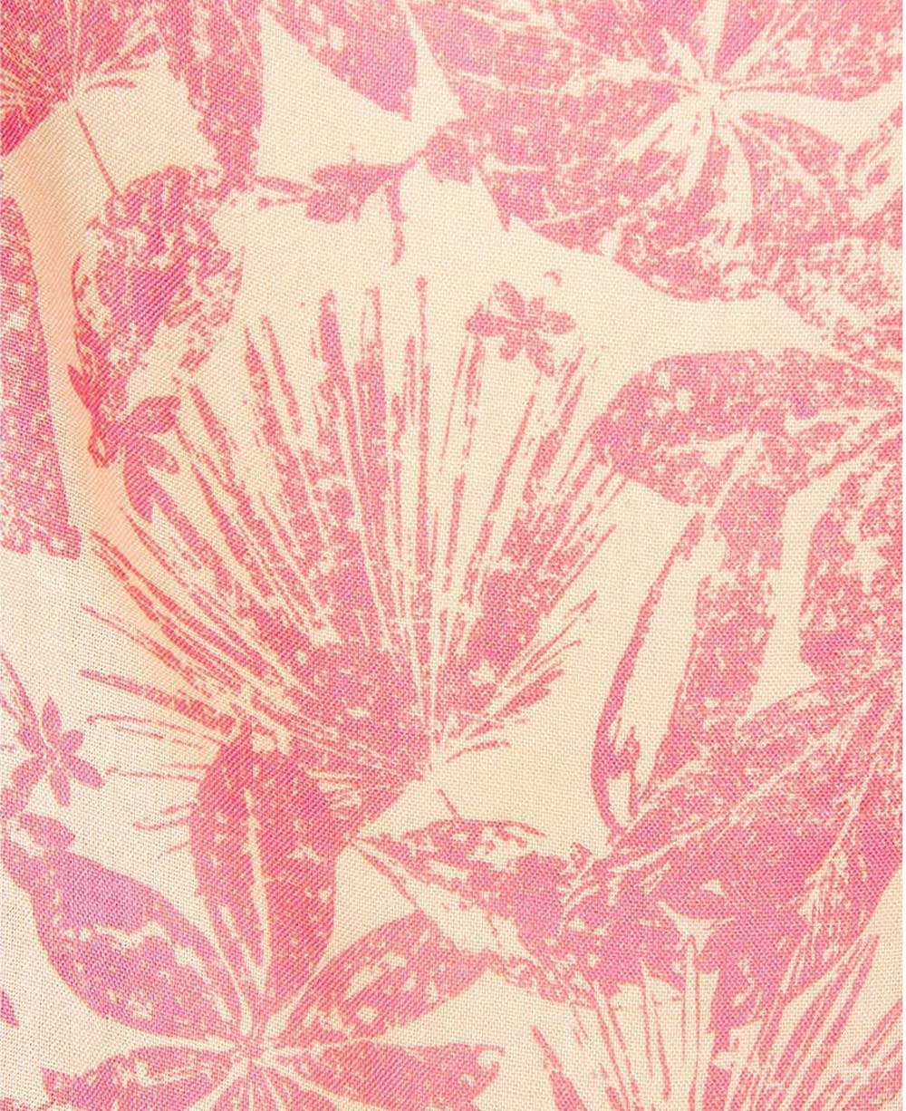 Rose Garden Block Print Inspired Kimono Wrap