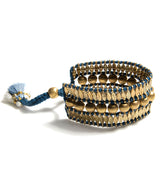 Beaded Brass Bracelets