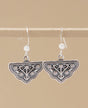 Silver Floral Earrings