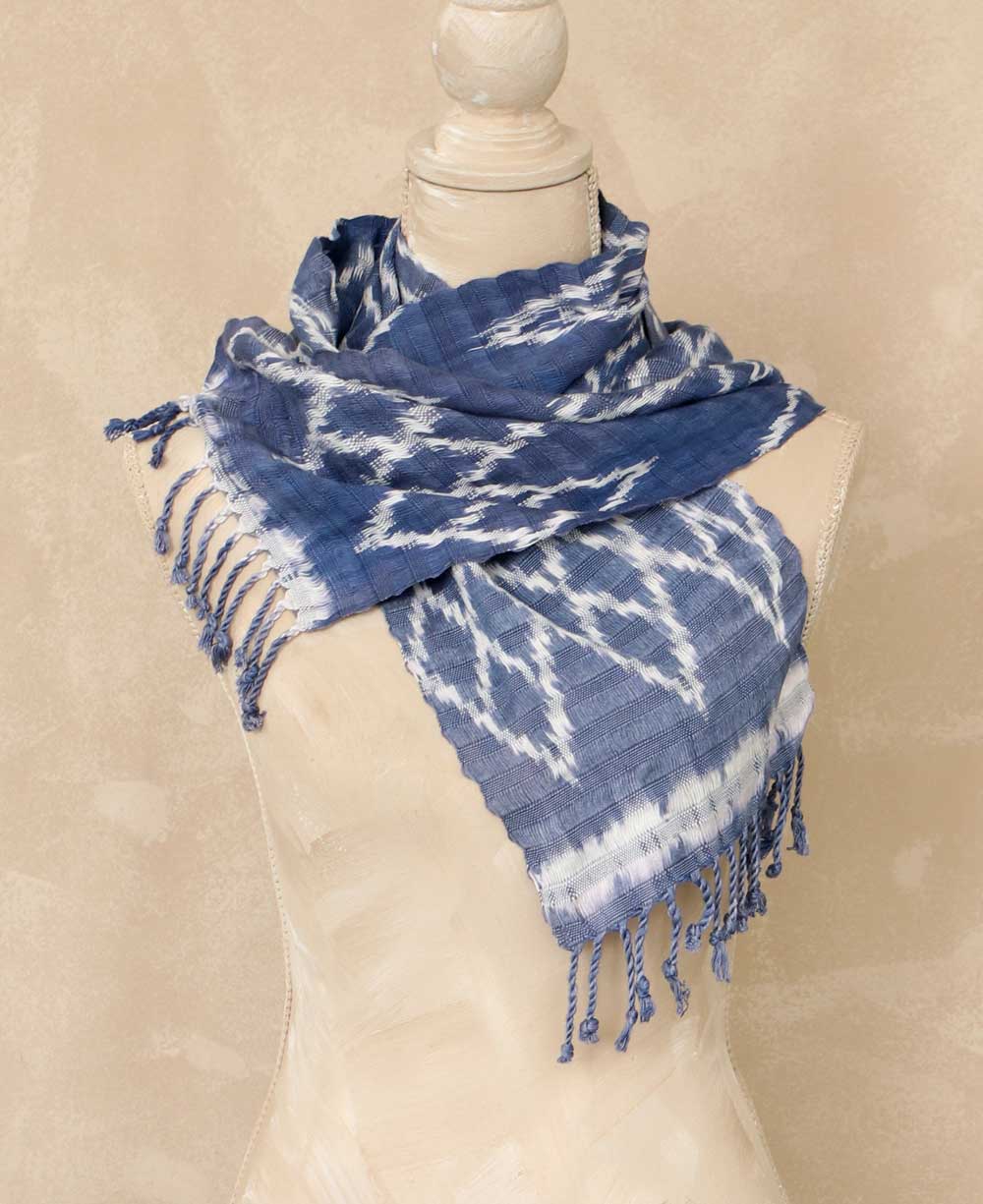 Guatemalan Ikat Scarf