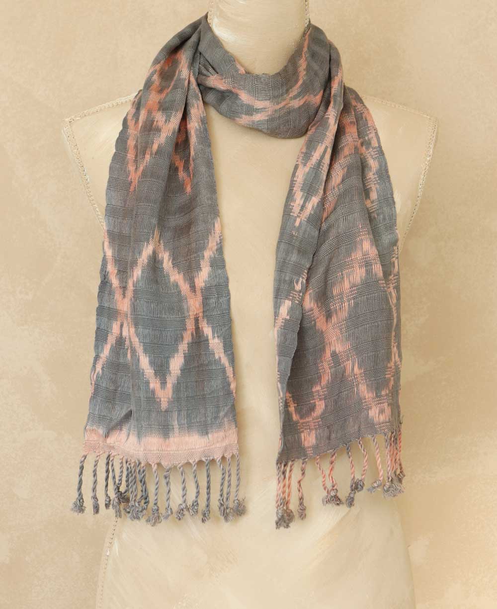 Guatemalan Ikat Scarf