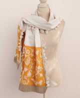 Cotton Yellow Shawl