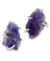 Amethyst Stud Earrings