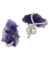 Amethyst Stud Earrings