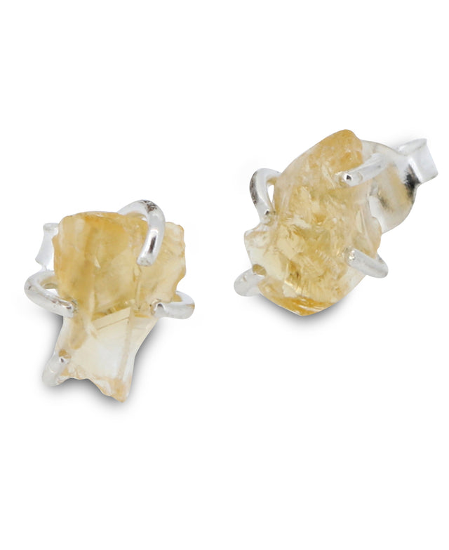 Citrine Stud Earrings