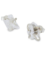 Clear Quartz Stud Earrings