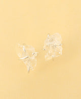 Clear Quartz Stud Earrings